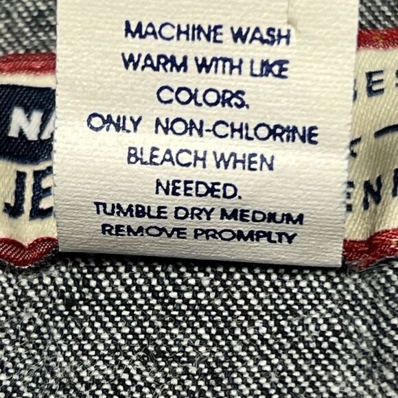 Old Navy Blue Jean Denim Jacket Womens‎ Medium Cotton Coat Dark Wash Casual - Picture 7 of 9